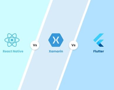 Flutter vs. React Native vs. Xamarin cover image
